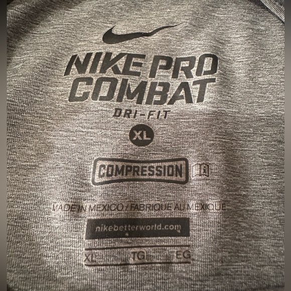 Men's Nike Pro Combat Compression Tank - Picture 4 of 6